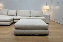 NIEUW Minotti Hamilton Hoekbank + Hocker Ecru + GARANTIE