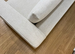 NIEUW Minotti Hamilton Hoekbank + Hocker Ecru + GARANTIE