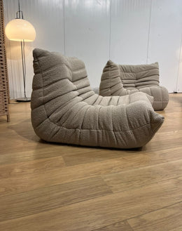 NIEUW Ligne Roset Togo 3-Delige Set Taupe + GARANTIE