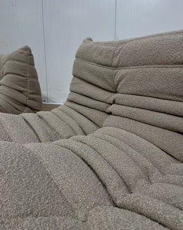 NIEUW Ligne Roset Togo 3-Delige Set Taupe + GARANTIE