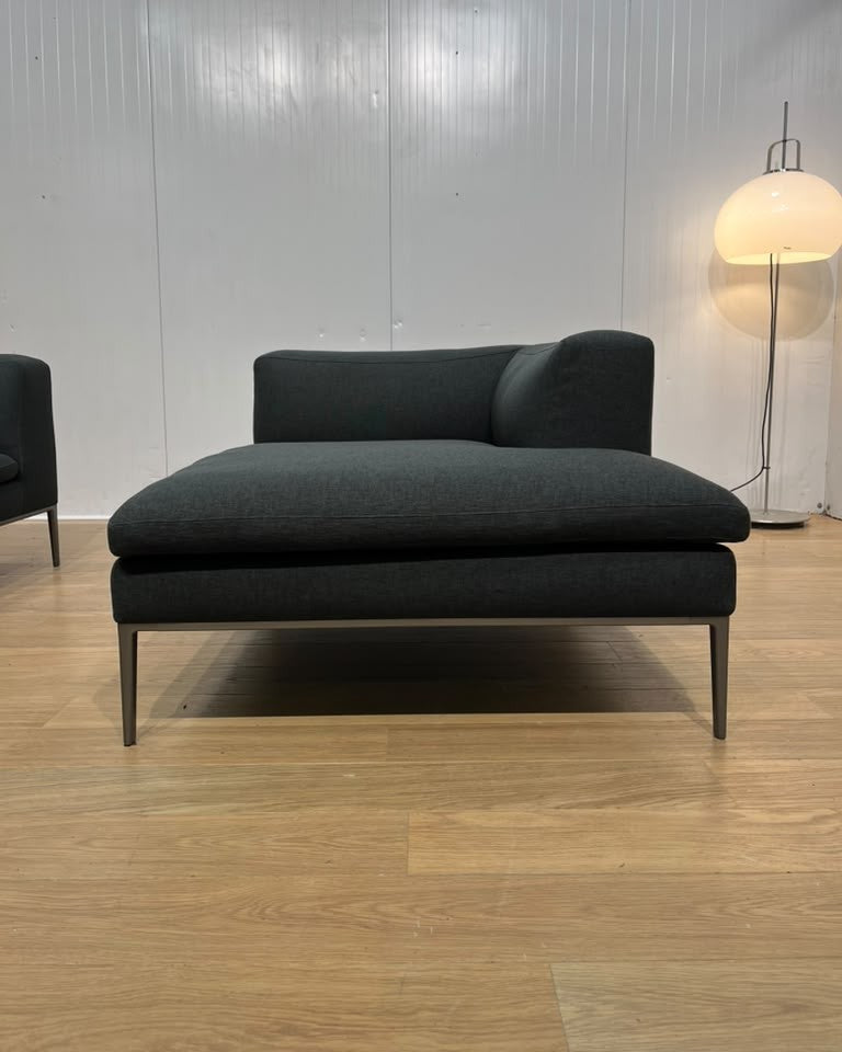 ZGAN 2x B&B Italia Michel Chaise Donkergroen + GARANTIE
