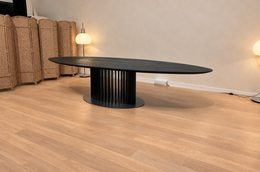 ZGAN Van der Donk Bas Eetkamertafel Zwart + GARANTIE