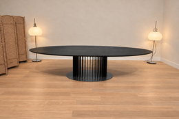 ZGAN Van der Donk Bas Eetkamertafel Zwart + GARANTIE