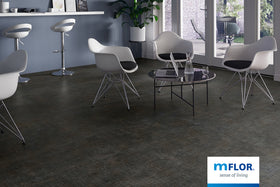 Lijm PVC mFLOR Abstract 53121 Chocolate Black