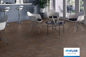 Lijm PVC mFLOR Abstract 53125 Coffee Brown