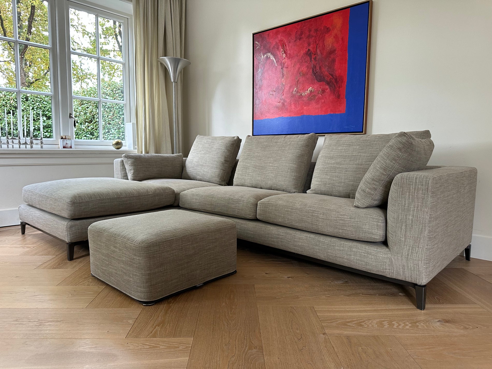 Minotti Bank Herstofferen